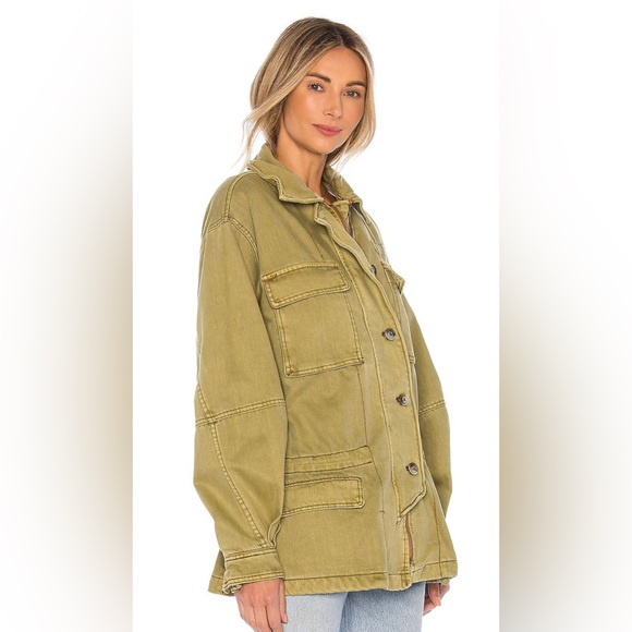 Free People Women's Seize The Day Jacket Green, XS, Like New - Picture 6 of 6
